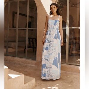 Zaco Sabo Skirt Terazza Dress Vaso Blu